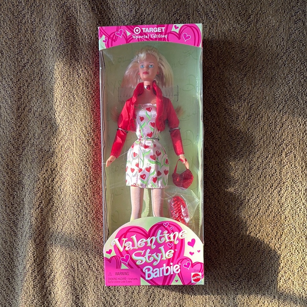 Valentine Style Barbie Doll with Accessories